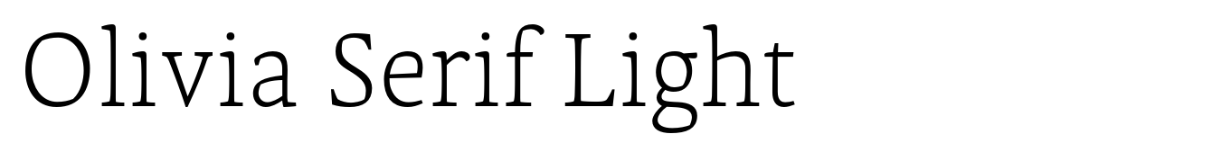 Olivia Serif Light